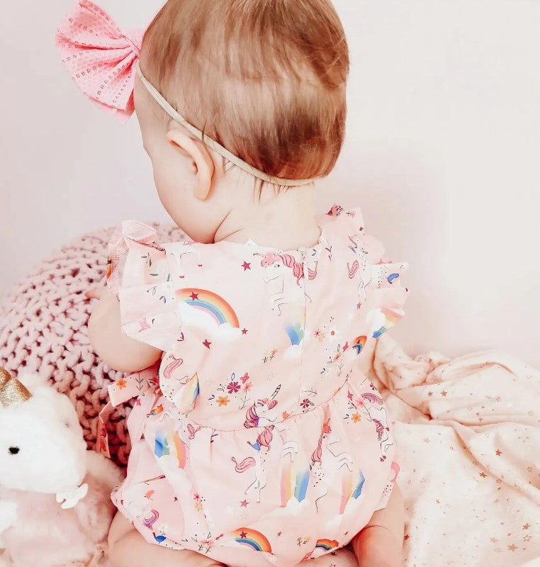 Unicorn Bow Romper