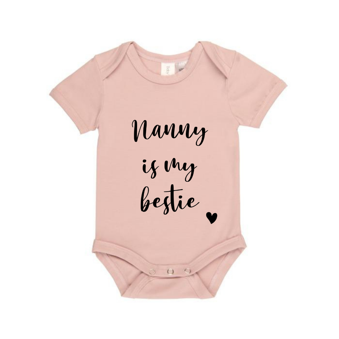 MLW By Design - Nanny Is My Bestie Bodysuit | Various Colours