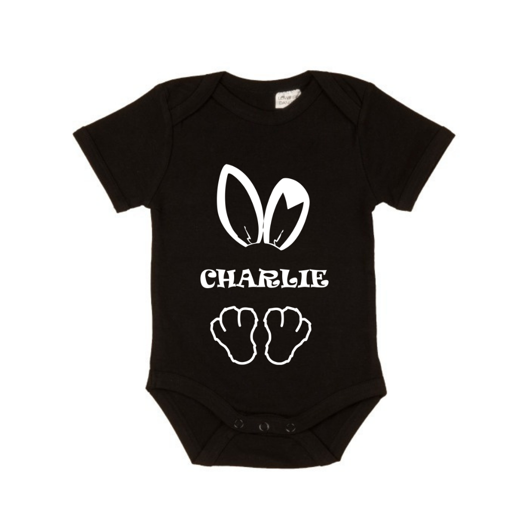 MLW By Design - Personalised Bunny Bodysuit | Various Colours