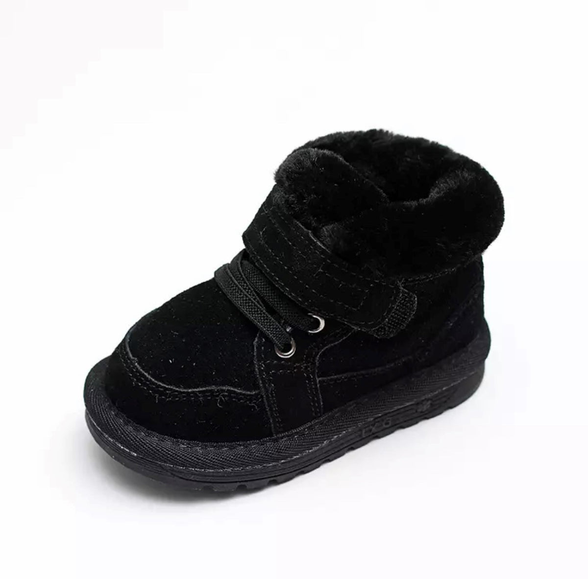 Fluffy Alpine Boots | Black (CLEARANCE)