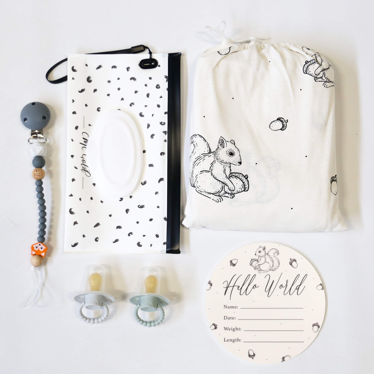 CMC GOLD - Birth Bundle Little Squirrel Set