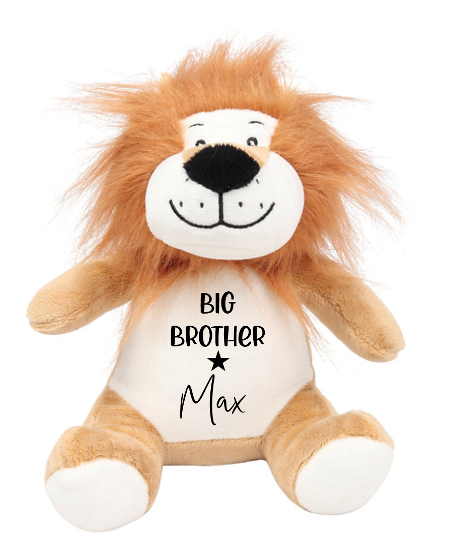 Timber Tinkers - Personalised Lion Plush - Star