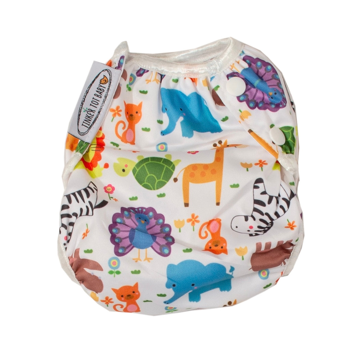 Tinker Tot Baby - Reusable Swim Nappy – Jungle Animals