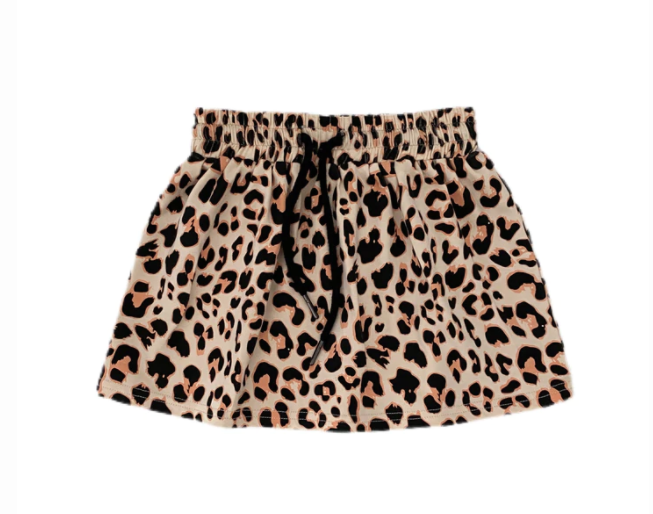 Ballerinas and Boys - Leopard Print Skirt